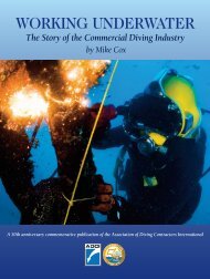 Working Underwater: The Story of the Commercial Diving Industry
