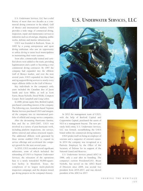 Working Underwater: The Story of the Commercial Diving Industry