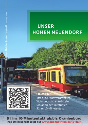 Unser Hohen Neuendorf 28 (Mai 2018) 