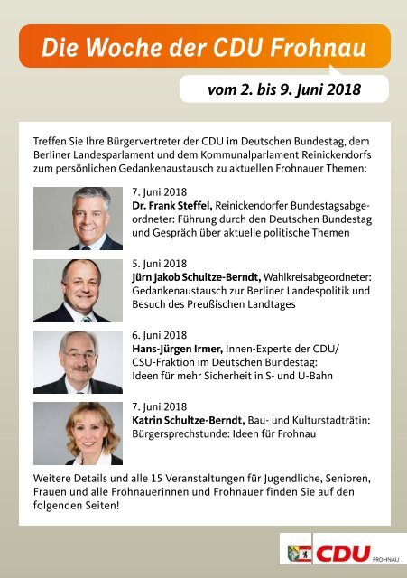 Unser Frohnau 89 (Juni 2018)