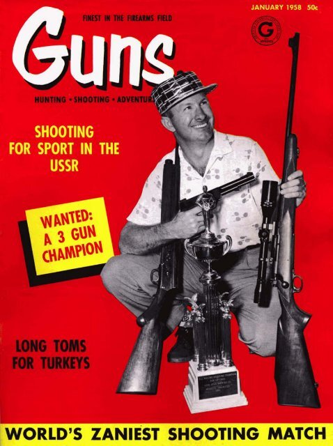 GUNS Magazine January 1958