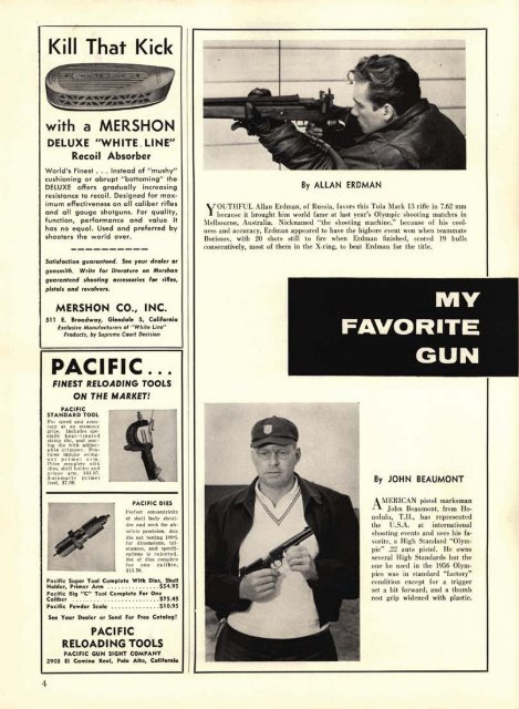 GUNS Magazine January 1958