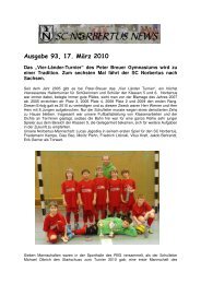 Ausgabe 93 vom 17.03.2010 Das - SC Norbertus Magdeburg eV