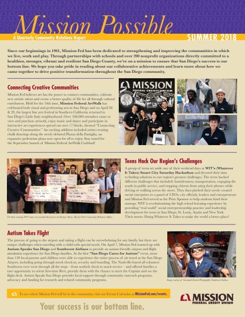 7171_MFCU Summer Newsletter 2018_Single Page