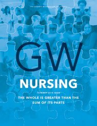 GW Nursing Magazine Summer 2018