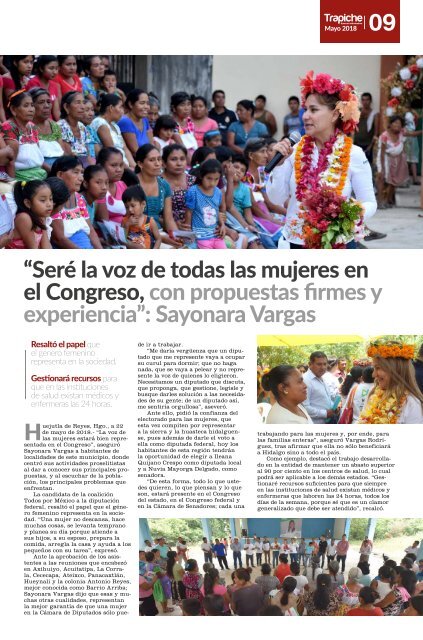 REVISTA TRAPICHE | MAYO 2018 |EDICIÓN 122