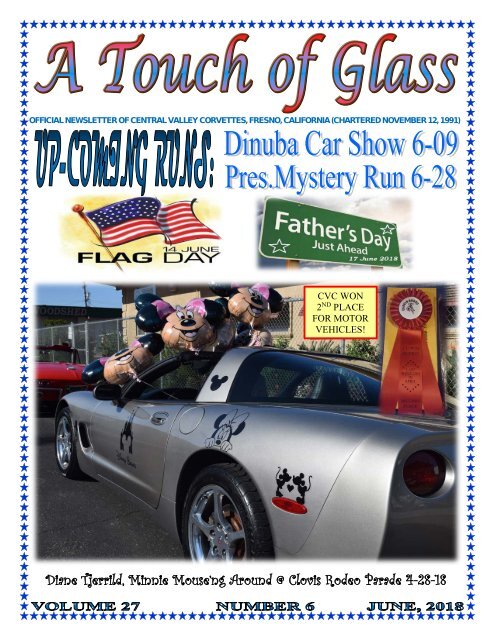 Central Valley Corvettes of Fresno - June 2018