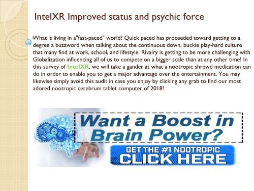 IntelXR - Improves motive and boosts moral pellucidity