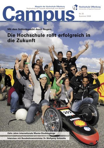 Die Hochschule rollt erfolgreich in die Zukunft - an der Hochschule ...