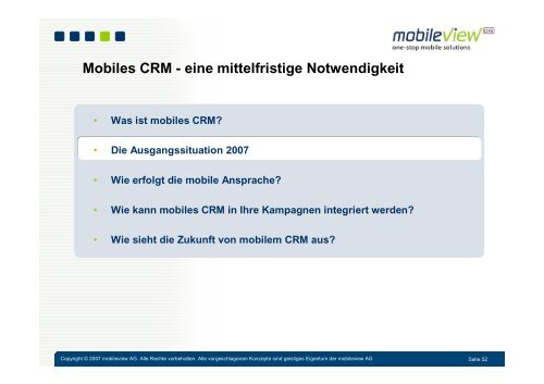 Mobiles CRM - dtms Deutsche Telefon