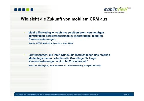Mobiles CRM - dtms Deutsche Telefon