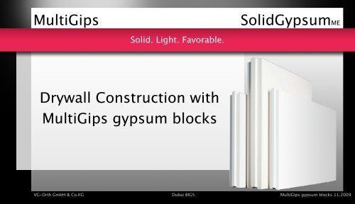 Präsentation BIG5 - SOLID GYPSUM MIDDLE EAST