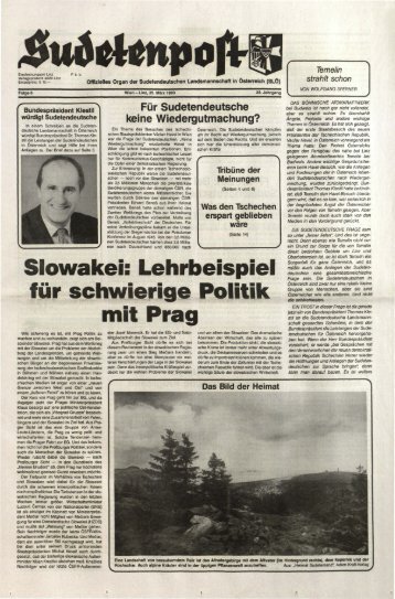 deutschen Heimat - Sudetenpost