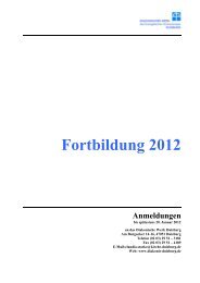 Fortbildung 2012 - Evangelischer Kirchenkreis Duisburg