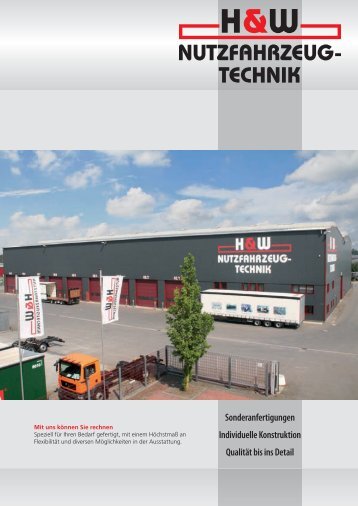 Der â€žRundum-Serviceâ€œ - H+W Nutzfahrzeugtechnik GmbH