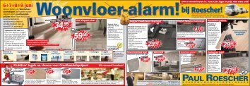 Woonvloeralarm 6-9 juni