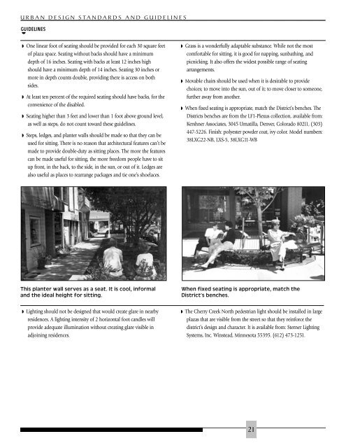 Cherry Creek North Design Guidelines - City and County of Denver