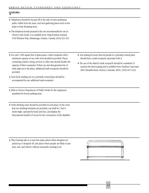 Cherry Creek North Design Guidelines - City and County of Denver