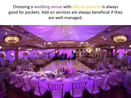 7 Amazing Tips For a Perfect wedding venue