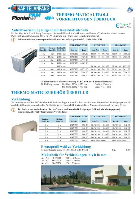 THERMO-MATIC AUFROLL