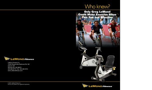lemond g force rt