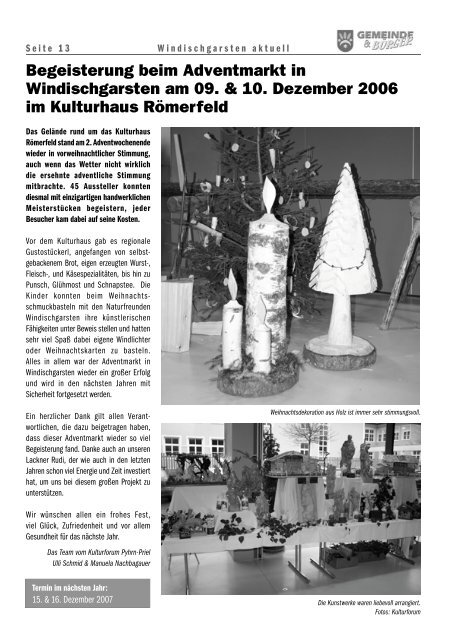 Gemeine & Bürger 04/2006 - Windischgarsten