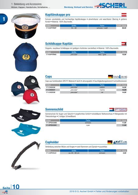 Ascherl Katalog 2018