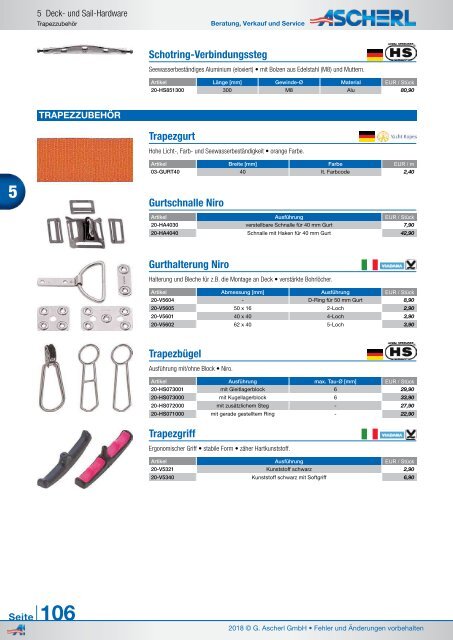 Ascherl Katalog 2018