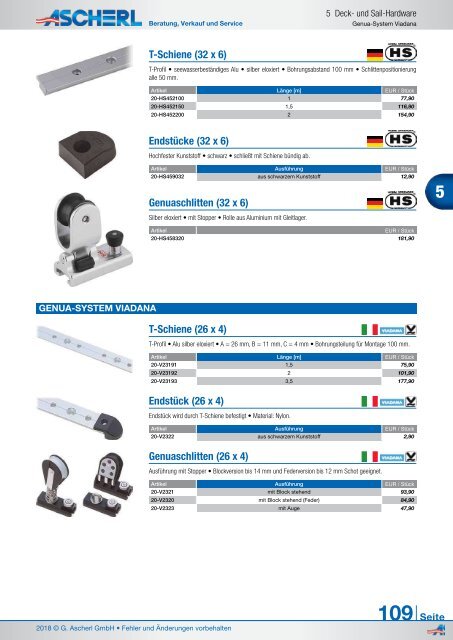 Ascherl Katalog 2018