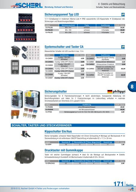 Ascherl Katalog 2018