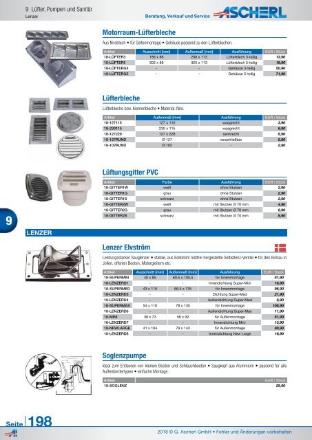 Ascherl Katalog 2018