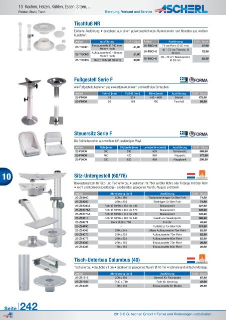 Ascherl Katalog 2018