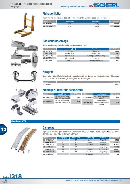 Ascherl Katalog 2018