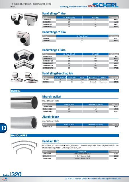 Ascherl Katalog 2018