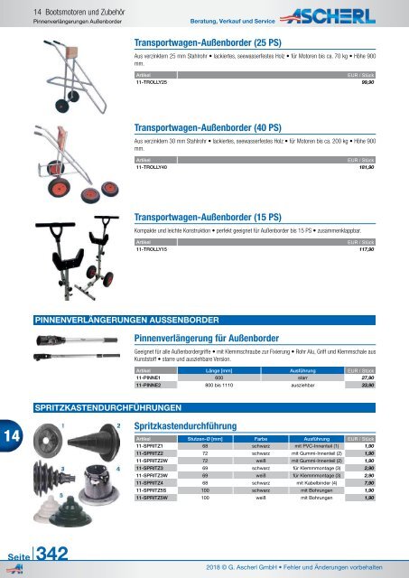 Ascherl Katalog 2018