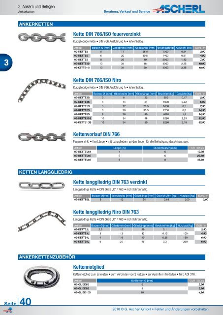 Ascherl Katalog 2018