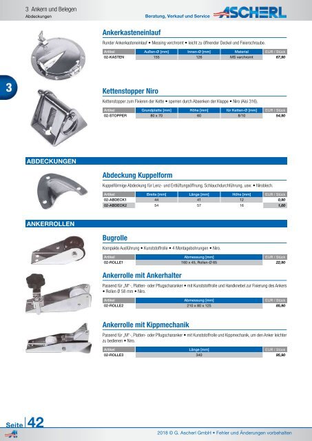 Ascherl Katalog 2018