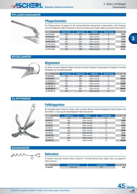 Ascherl Katalog 2018