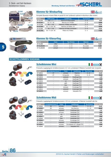 Ascherl Katalog 2018