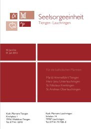 Mariä Himmelfahrt Tiengen - Seelsorgeeinheit Tiengen-Lauchringen