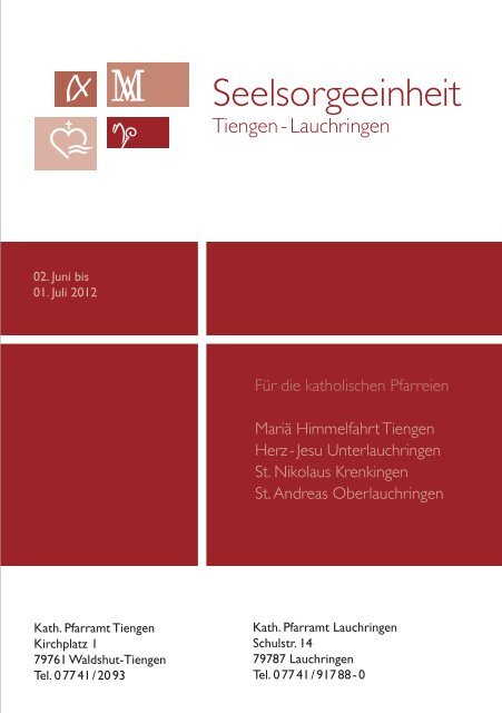 Mariä Himmelfahrt Tiengen - Seelsorgeeinheit Tiengen-Lauchringen