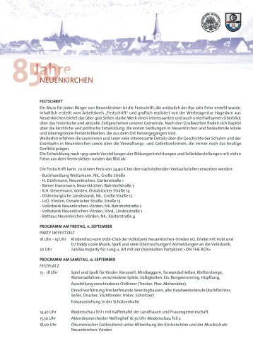 850Jahre - Gemeinde Neuenkirchen-Vörden