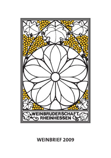 WEINBRIEF 2009 - Weinbruderschaft Rheinhessen