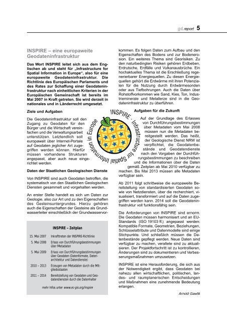 gd-reprort 01/2008 - Geologischer Dienst NRW