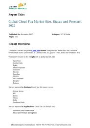 Cloud Fax Market Size, Status and Forecast 2022
