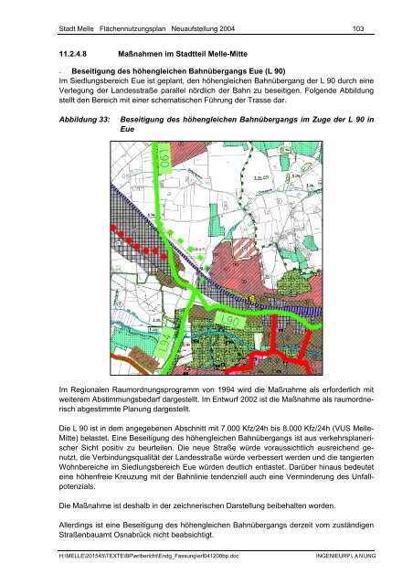 Stadt Melle: ''Flächennutzungsplan Neuaufstellung 2004 ...