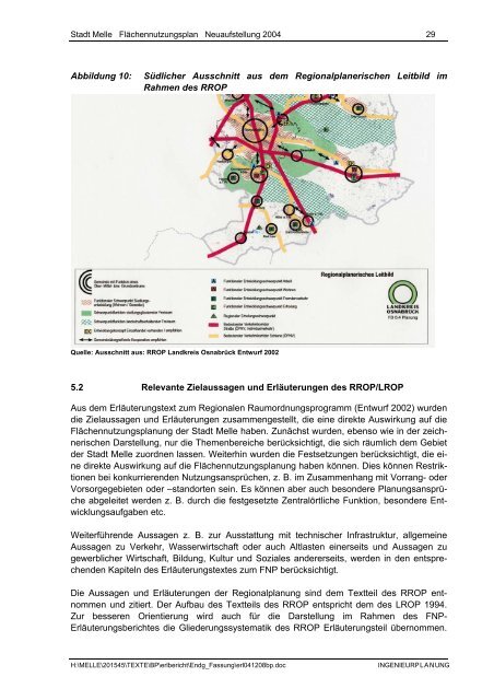 Stadt Melle: ''Flächennutzungsplan Neuaufstellung 2004 ...