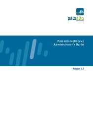 Palo Alto Networks Administrator's Guide - Digital Scepter