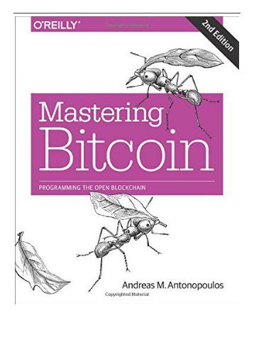 eBook Mastering Bitcoin 2e Free online