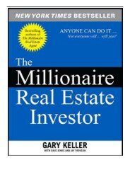 the millionaire real estate agent pdf reflowable the millionaire real estate agent pdf reflowable